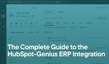 The Complete Guide to the HubSpot-Genius ERP Integration