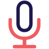 A microphone icon