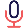 A microphone icon