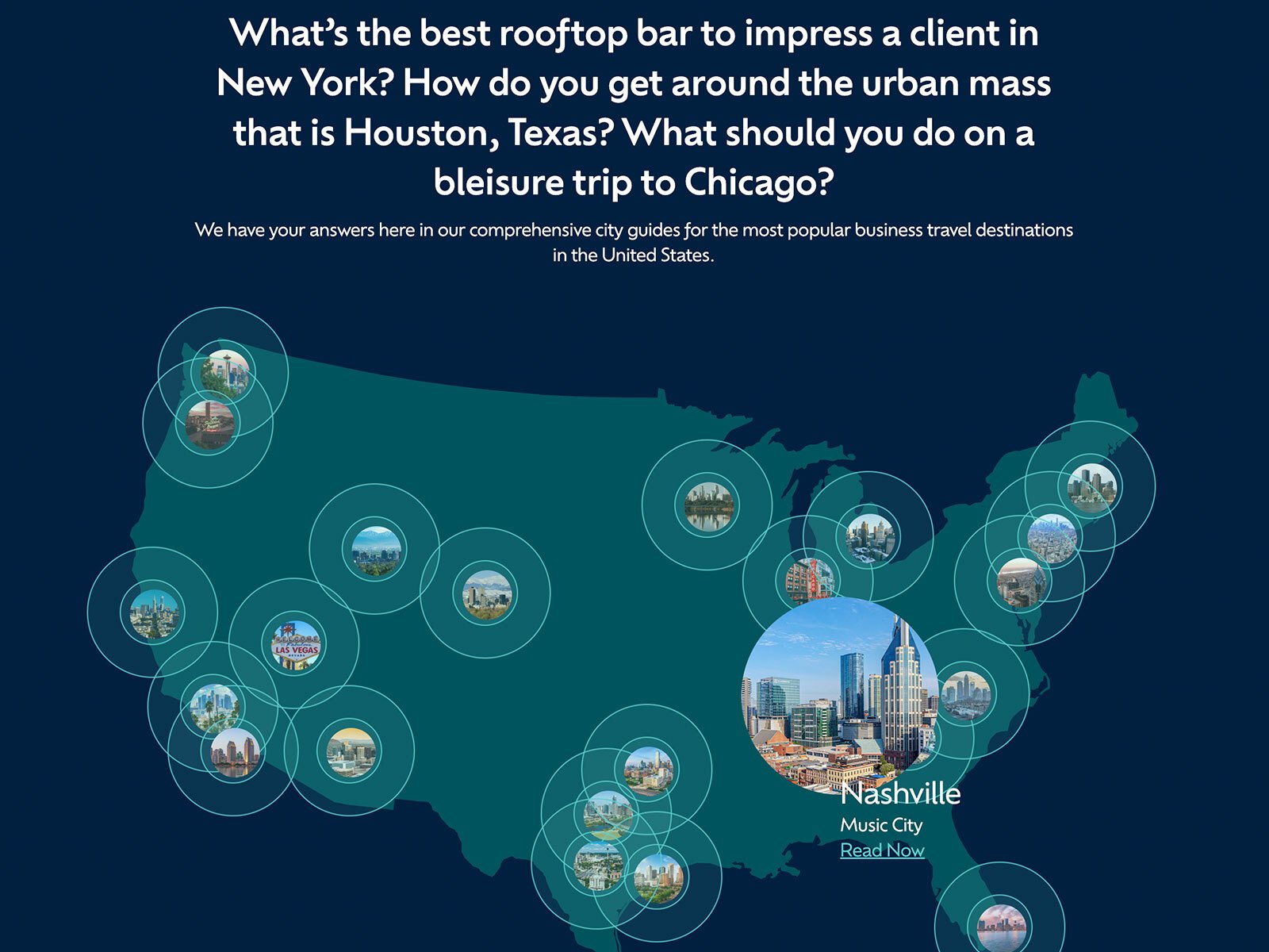 business travel city guides