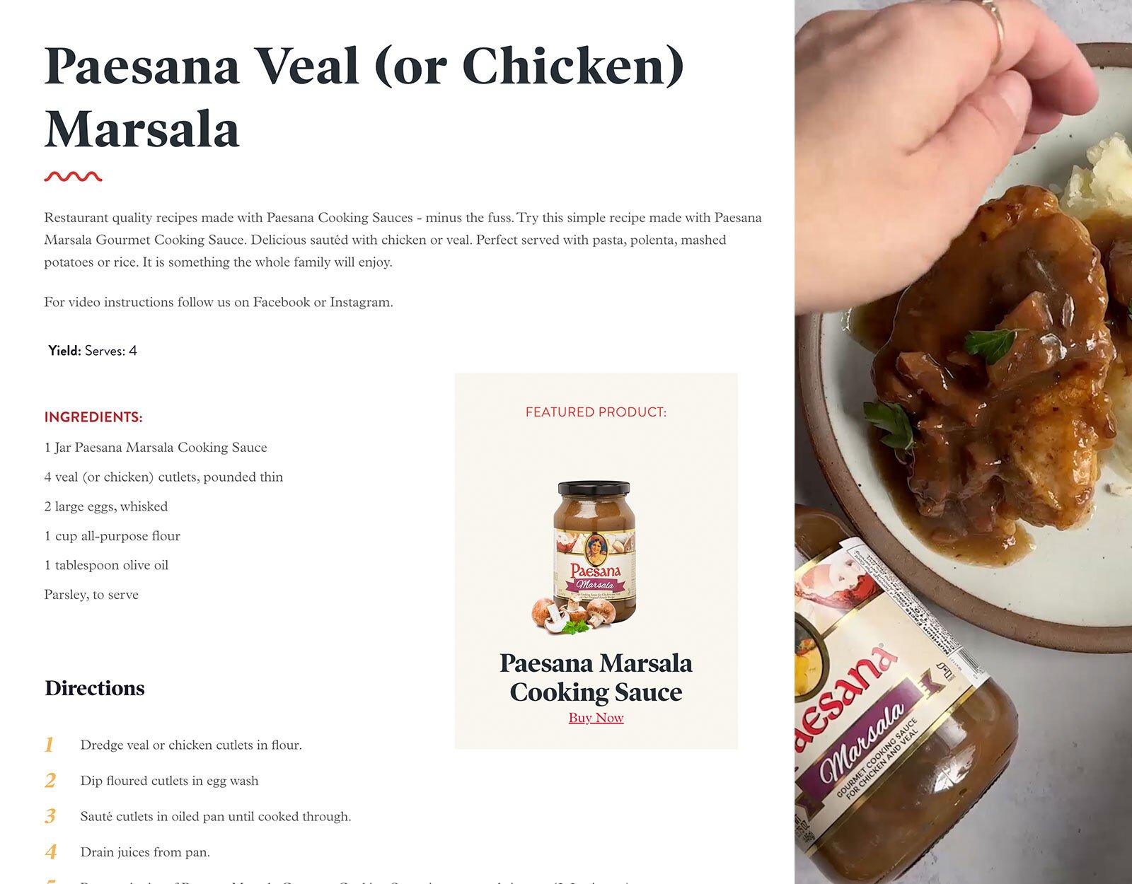paesana recipe