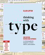 Book cover for 'Thinking with Type' by Ellen Lupton