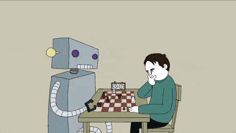 Checkmate for a Robot playing chess against a human