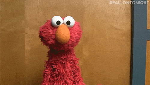 Elmo shrugging