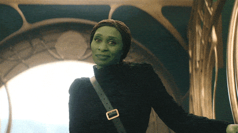 Elphaba Waving