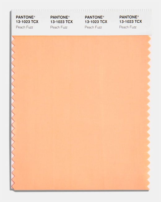 Swatch for Pantone Color of the Year - Peach Fuzz