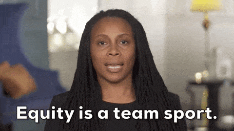 Marcella Nunez-Smith saying, 'Equity is a team sport.'