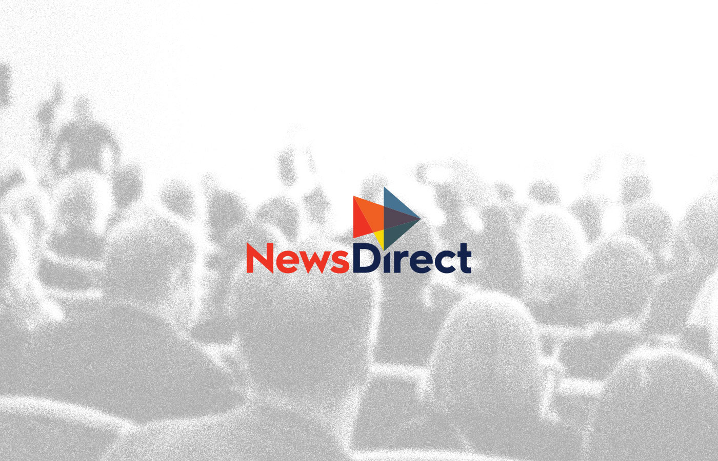 NewsDirect logo overlayed on an image of people attending a conference