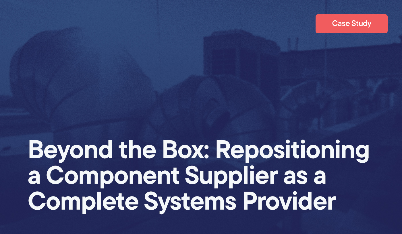 Beyond the Box: Repositioning a Component Supplier as a Complete Systems Provider