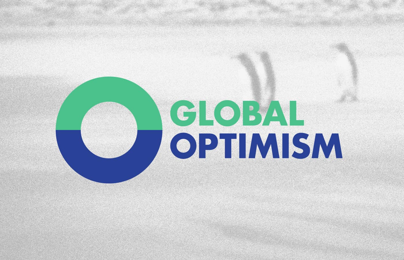 Global Optimism logo on grainy background