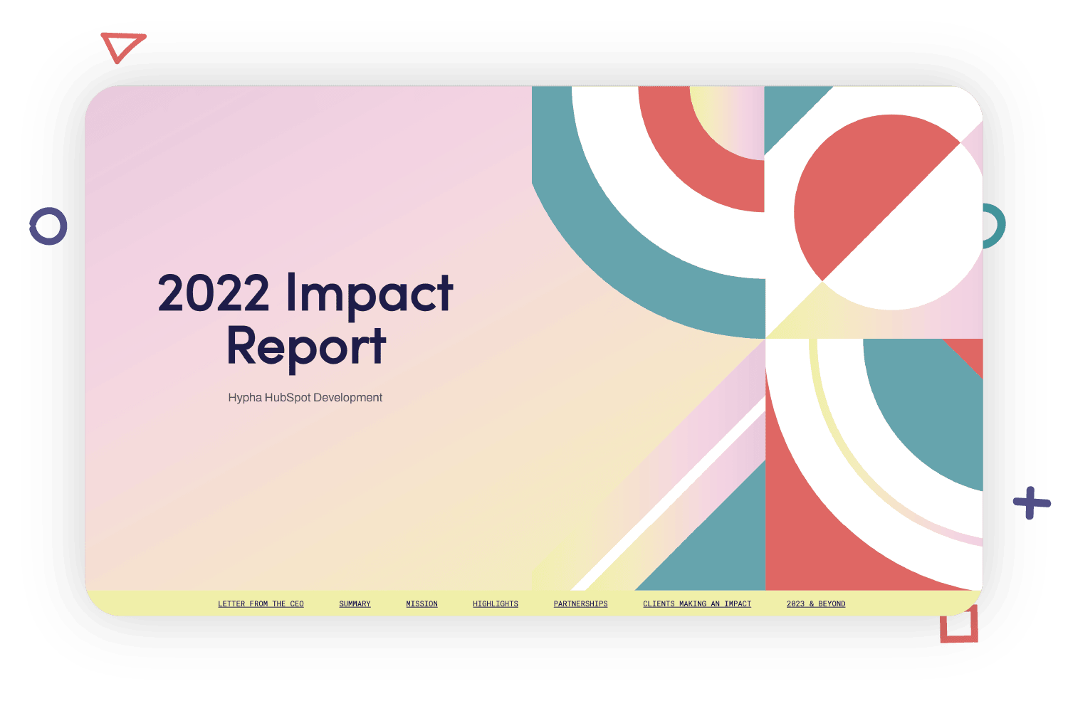 Morey Creative Studios' 2022 Impact Report | Hypha HubSpot Development